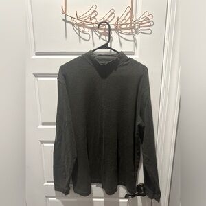 XL Croft and Barrow mock turtleneck in forest green